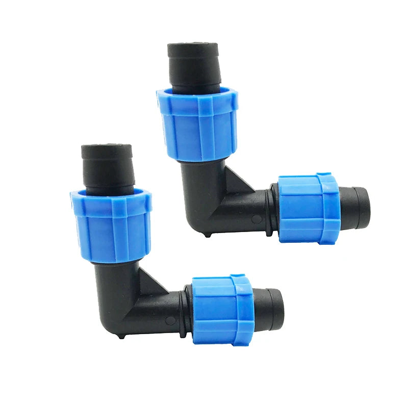High Quality Plastic 16mm LDPE Pipe Drip Tube Connectors Drip Hose Drip Tape Irrigation Fittings and Connectors