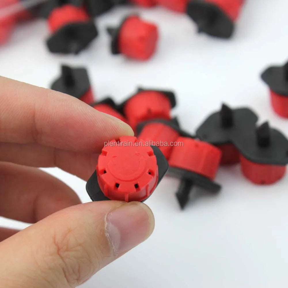 8 Hole Plastic Irrigation Adjustable Dripper Drip Irrigation System Garden Agriculture Water Dripper
