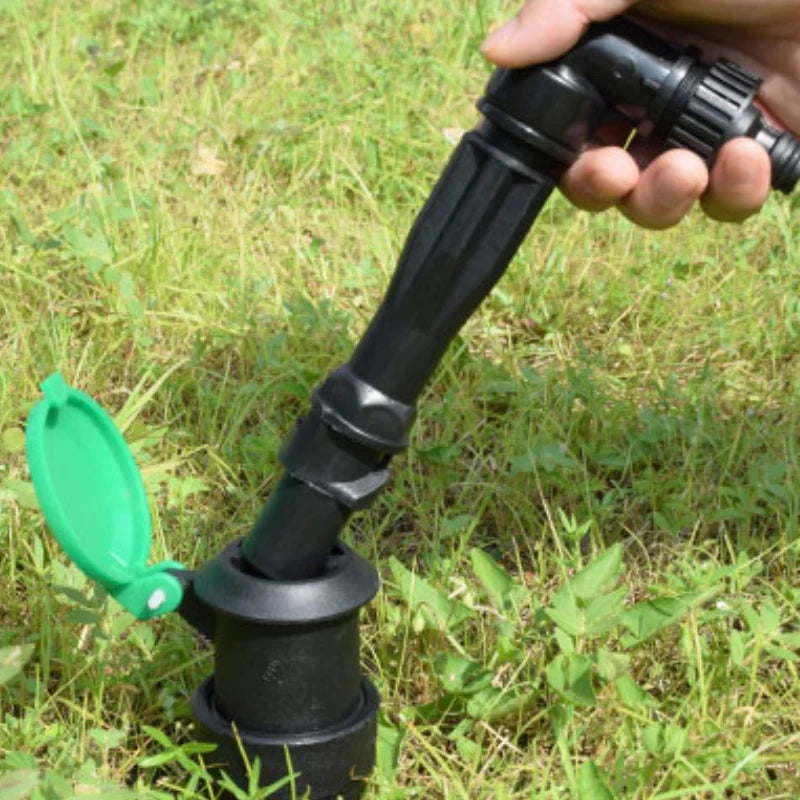 3/4\" Plastic Quick Coupling Water Valve for Garden & Home Irrigation 4-Inch Water Intake Valve Tool for Home & Agricultural Use