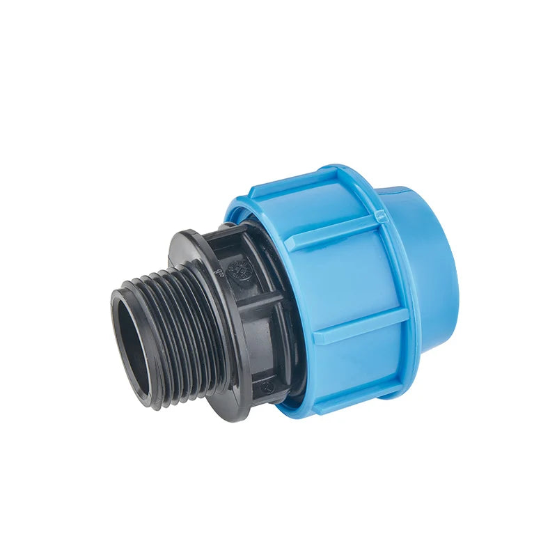 DN20-110 Hdpe Pipe Compression Fittings Irrigation Drip Pipe pp Compression Fitting End Plug