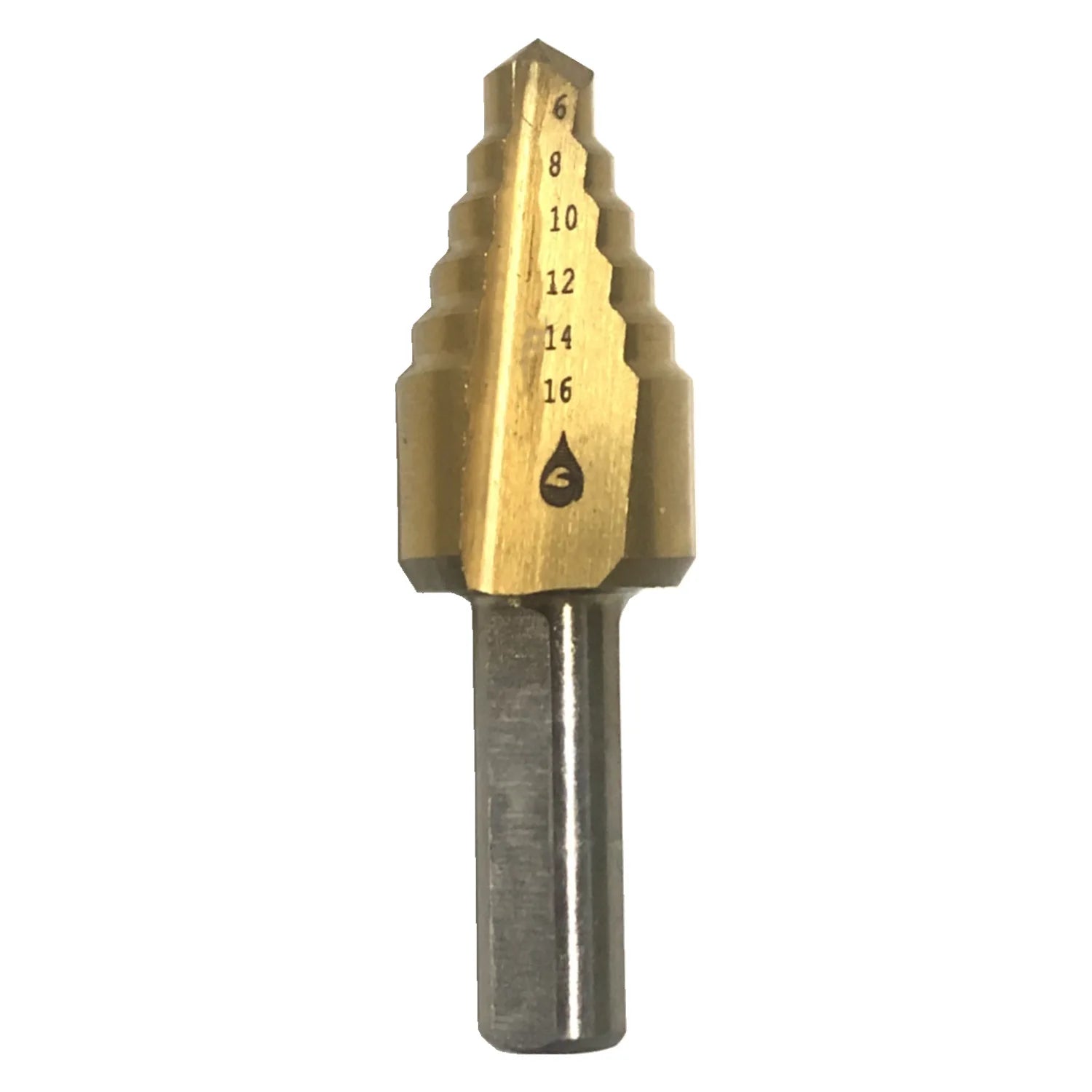 Plentirain De16mm Step Drill Bit for PVC-U Pipe or HDPE Pipe
