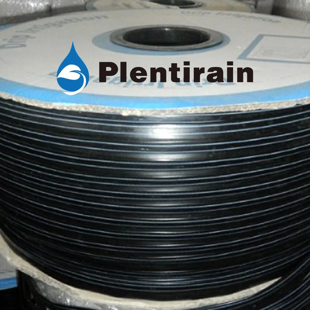 Agriculture Drip Irrigation System 20 cm Emitter Spacing Double Blue Line Drip Tape