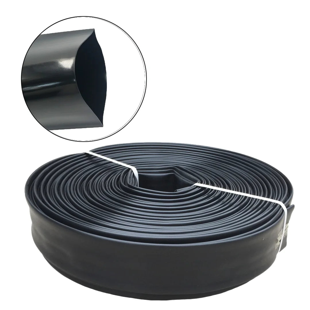 PE Oval Flat Hose for Water Supply Irrigation System Agricultural Garden Watering Hose with 1/2 Inch 3/4 Inch 1 Inch