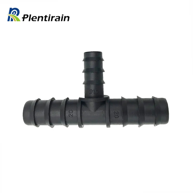 Drip Pipe Fitting 16mm Barbed Tee Connector Irrigation System Drip Hose Fittings