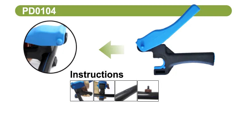 15mm & 17mm Layflat Plastic Puncher for Greenhouse Water Hose & Garden Irrigation