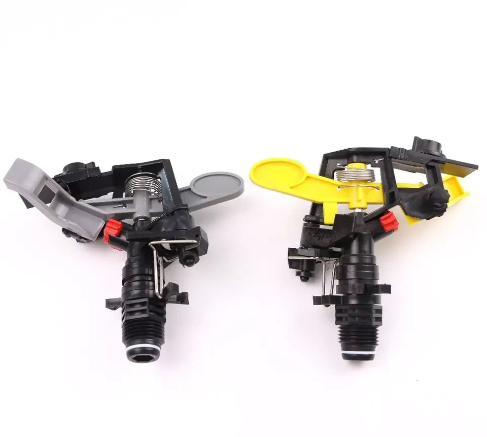 用于花园和农业灌溉系统的360度水冲击洒水3/4 “和1/2” 塑料枪
