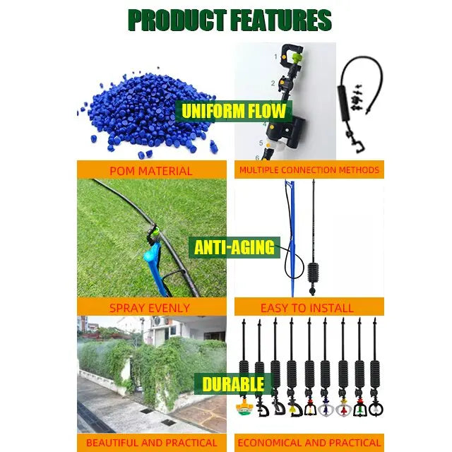 温室灌溉系统具有竞争力的价格移动洒水花园喷雾器洒水灌溉系统