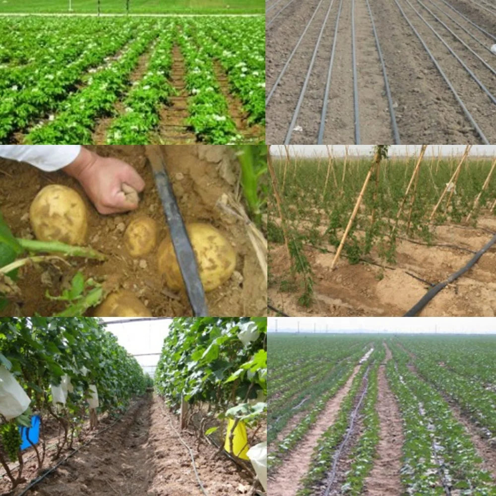 Plentirain Garden Agriculture Drip Tape with Flat Droppers