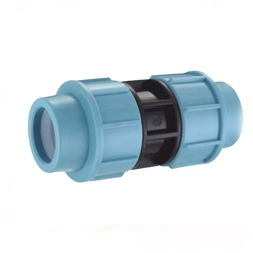 Plentirain PP Compression Fittings PN16 Quick Connector Straight Coupling for Water Supply