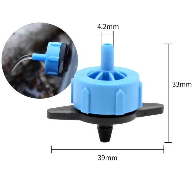 Plastic Take Apart PC-Dripper 8L Pressure Compensating Drip Emitters for Watering & Irrigation