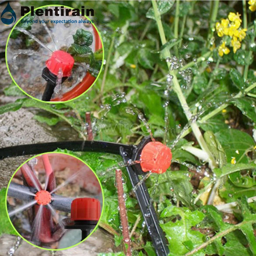 Adjustable Plastic Micro Sprinklers Threaded Greenhouse Home Garden Water Hose Irrigation Barbed Dripper ISO Certified Model