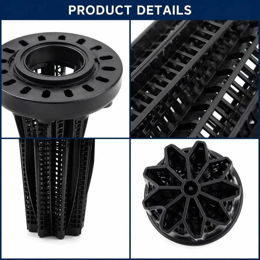 Durable Plastic Foot Valve Integrated Mesh Filter Check Valve Water Pump Suction Hose