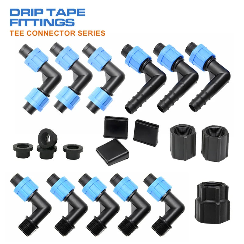 Other Watering & Irrigation Drip Irrigation Supplies Accessories Fittings Drip Tape Connector 16mm Drip Irrigation Valve