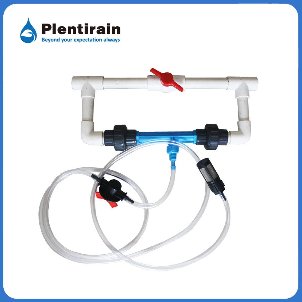 Venturi Fertilizer Injector for Home Garden and Farm for Greenhouse Water Hose Irrigation Durable PP Material