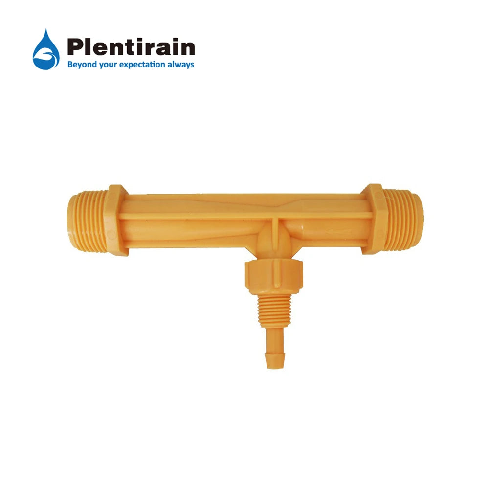 1/2 Inch Plastic Venturi Injector for Fertilizer Device Durable and High Efficiency for Greenhouse and Water Hose Irrigation