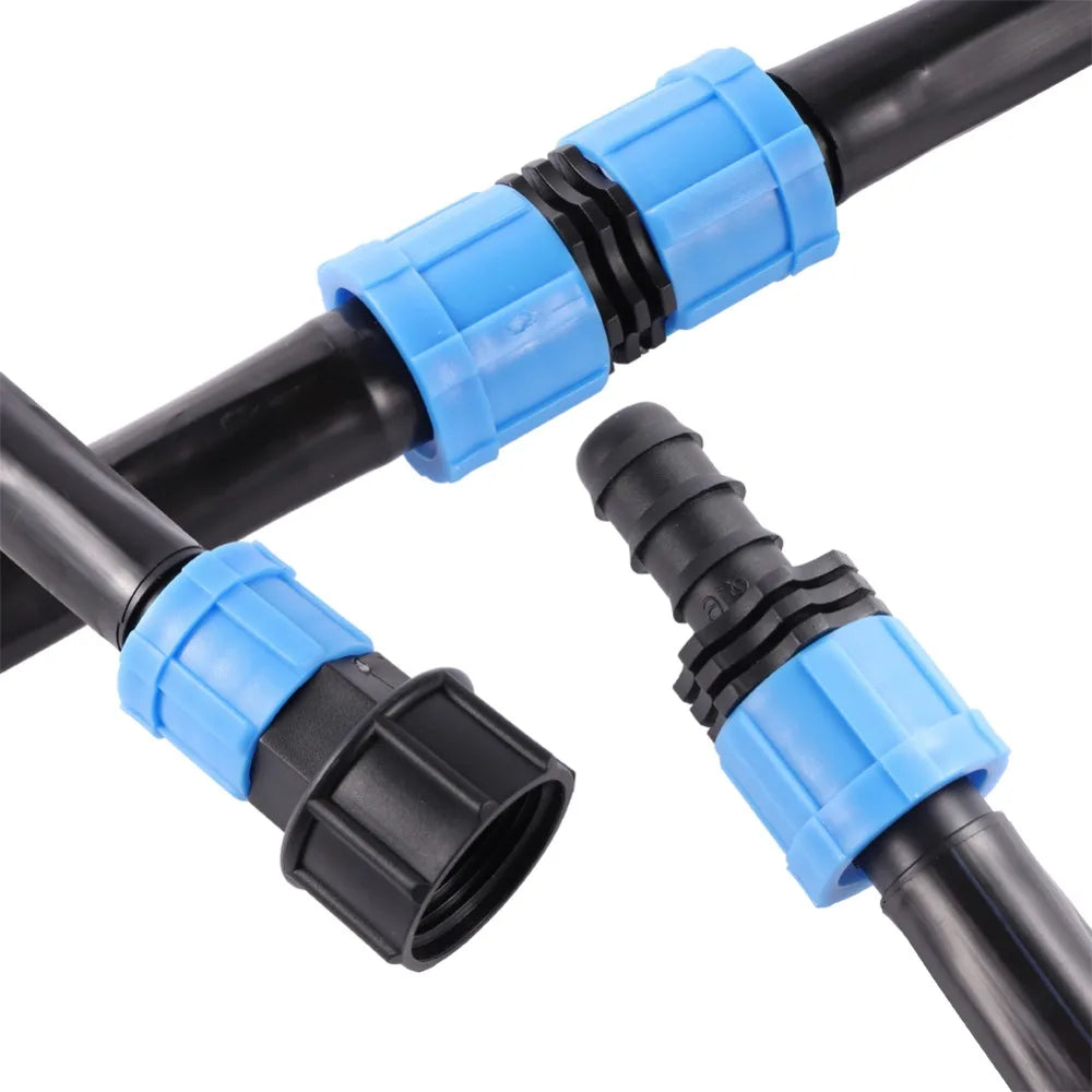 Drip Irrigation Connectors Plastic Drip Tape Fitting Irrigation Valve Fitting Coupling for Farm Irrigation System