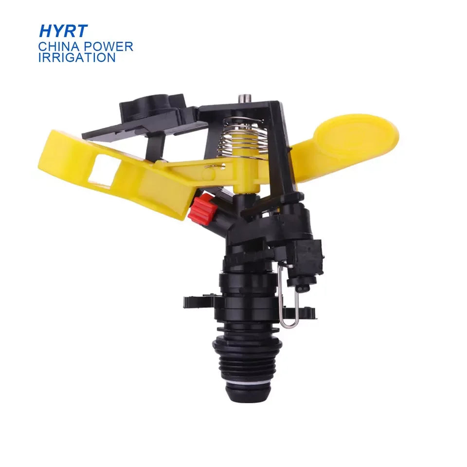 用于花园和农业灌溉系统的360度水冲击洒水3/4 “和1/2” 塑料枪