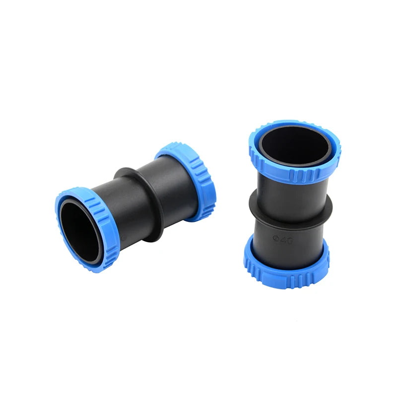 Plentirain De32mm Pull Ring Coupling Plastic Connector Rain Hose Irrigation Fittings