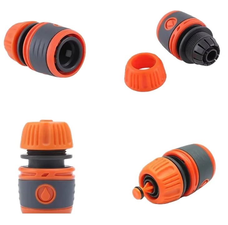Garden Watering System Quick Connectors 3/4" Plastic Irrigation Sprinklers Fittings Durable Eco-Friendly for Gardening Tools