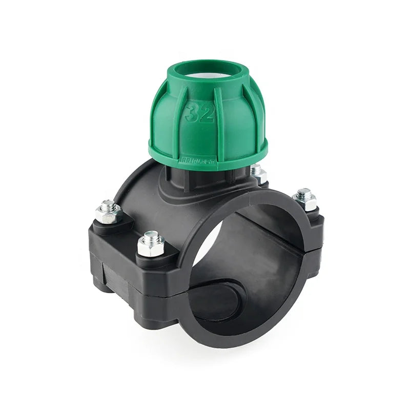 Plastic Clamp Saddle Pipe Clamp Saddle Coupling Saddle for Water Supply and Irrigation