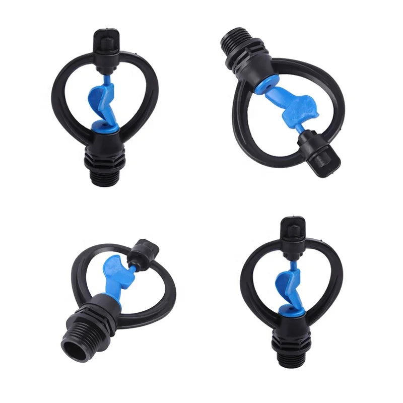 Agriculture Rotating Rain Sprinkler Irrigation butterfly Sprinkler Garden Watering Accessories Greenhouse Water Nozzle
