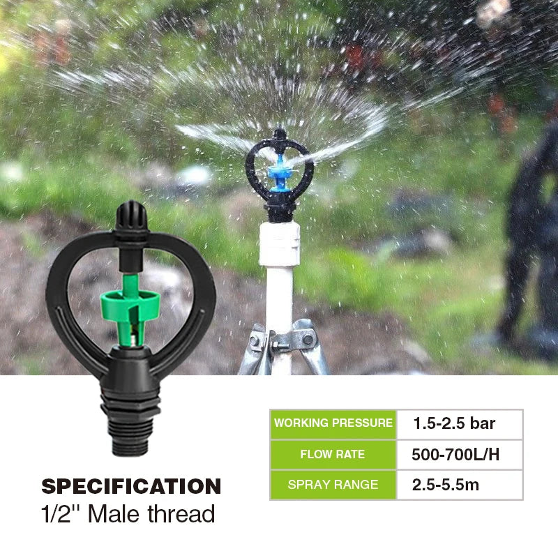 Agricultural Sprinkler Irrigation System Micro Sprinkler Jet Fiber Scaffold Irrigation Rotating Sprinklers