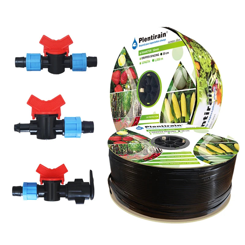 Other Watering Irrigation Drip Line Tape Flat Dripper Farm Garden System 16mm Drip Irrigation Hose