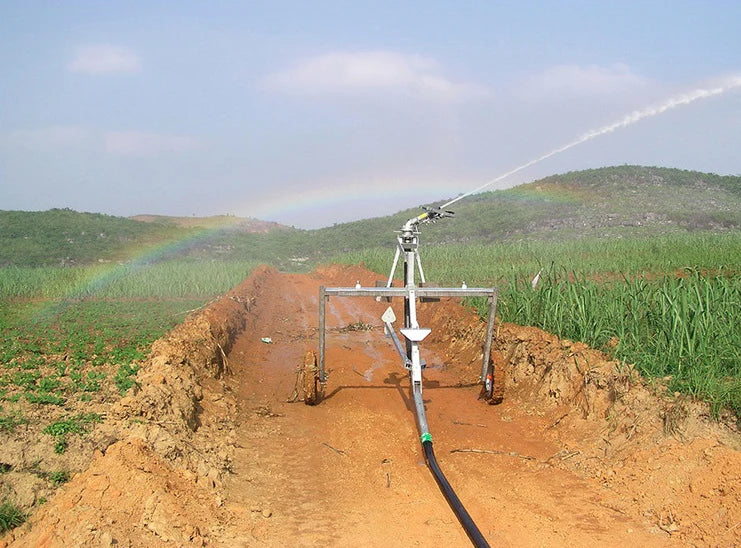 2" Agriculture Watering Big Rain Gun Cover Long Range 360 Gear Drive Irrigation Sprinkler Gun