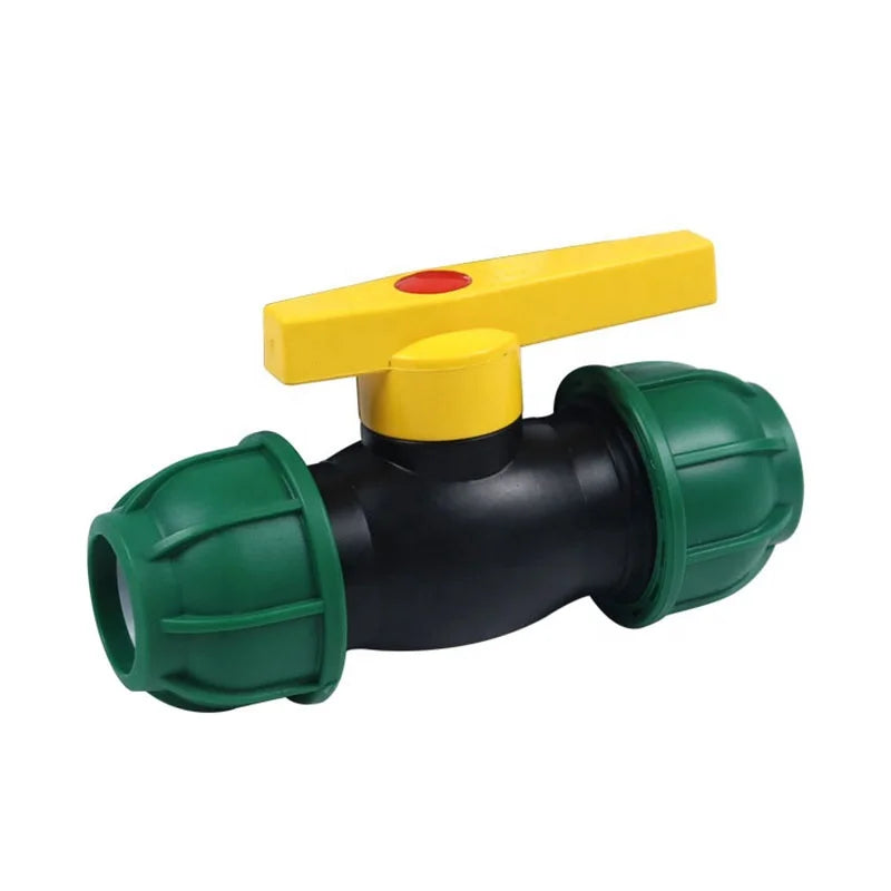 Double Union Brass Ball Valve PP HDPE Plastic Ball Valves for Water Supply and Irrigation