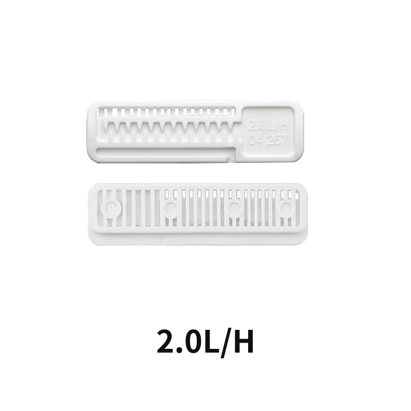 PLENTIRAIN Blue Flat Emitter with Long Path 16mm Dripper for Anti-Clogging Drip Irrigation System Vegetable Greenhouse Watering
