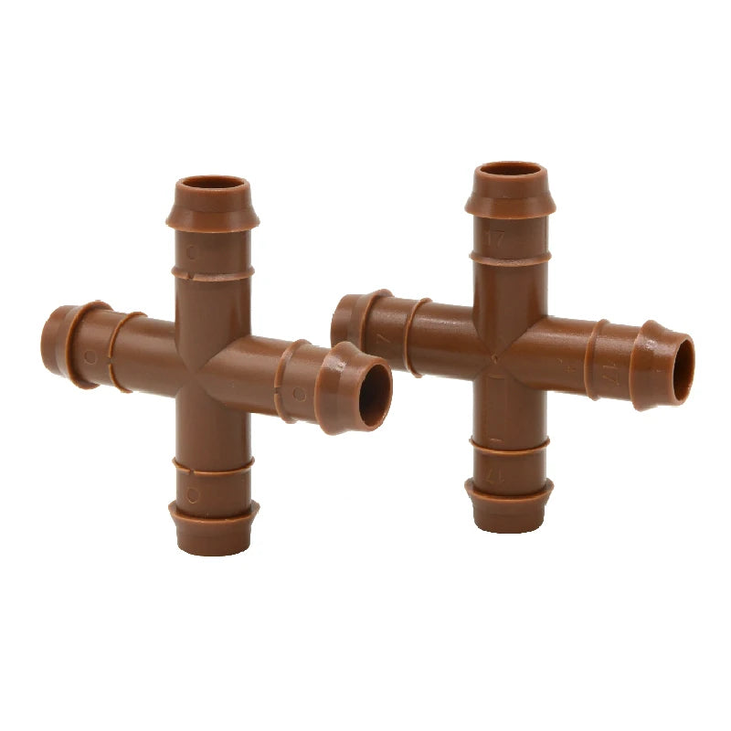 NPT Male Garden Plastic Irrigation System Pipe Fittings 1/2 Inch Threaded Drip Irrigation for Greenhouse Water Hose Home Use