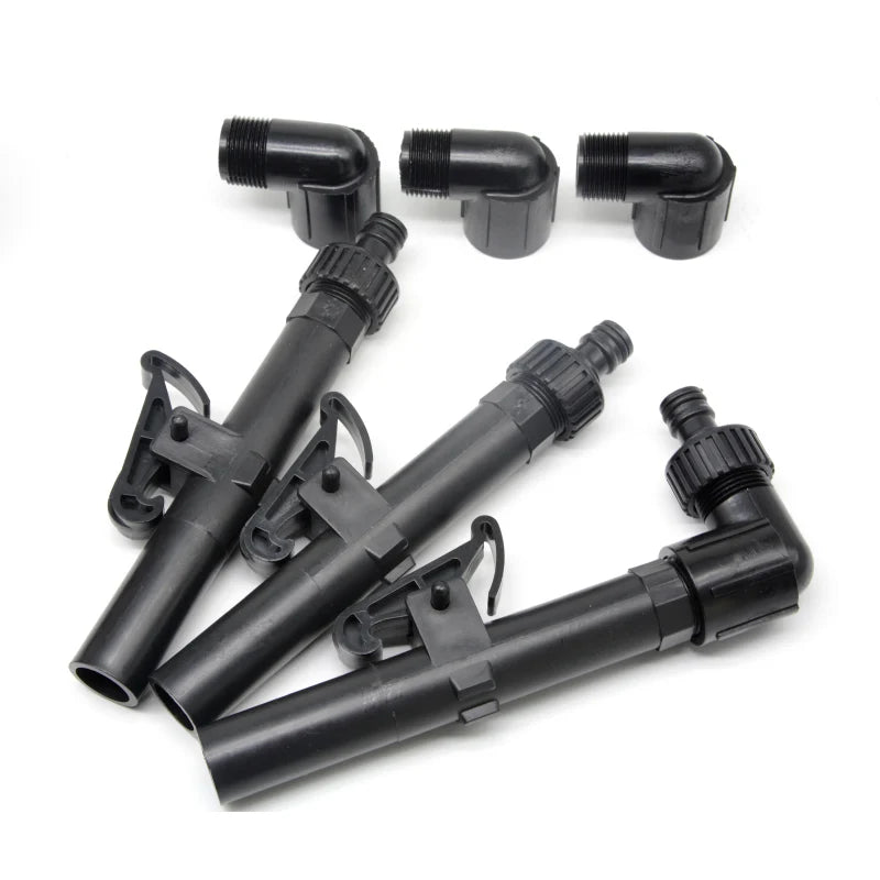 3/4\" Plastic Quick Coupling Water Valve for Garden & Home Irrigation 4-Inch Water Intake Valve Tool for Home & Agricultural Use