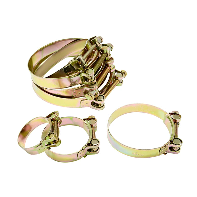 Agricultural Greenhouse Irrigation Water Rain Hose Clamp Accessories Steel Metal Clip and Rubber Ring for Efficient Irrigation