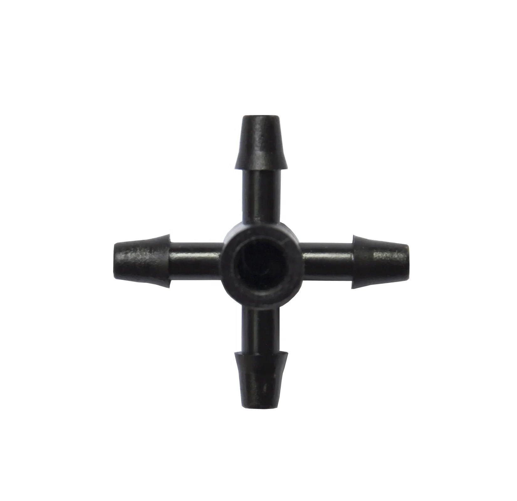 4/7mm Straight Elbow Cross Tee Barbed Hose Connector Garden Micro Drip Irrigation System Micro Sprinkler Accessory