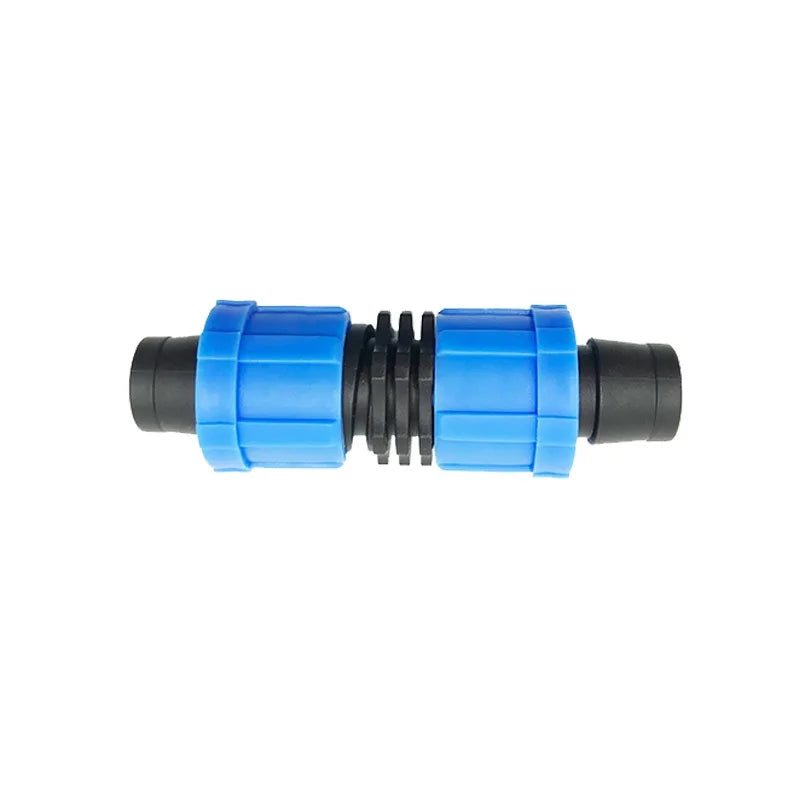 16 mm Flat Dripper Water Saving Drip Irrigation System Repeated Use Plastic Drip Tape Fittings and Accessory for Greenhouse