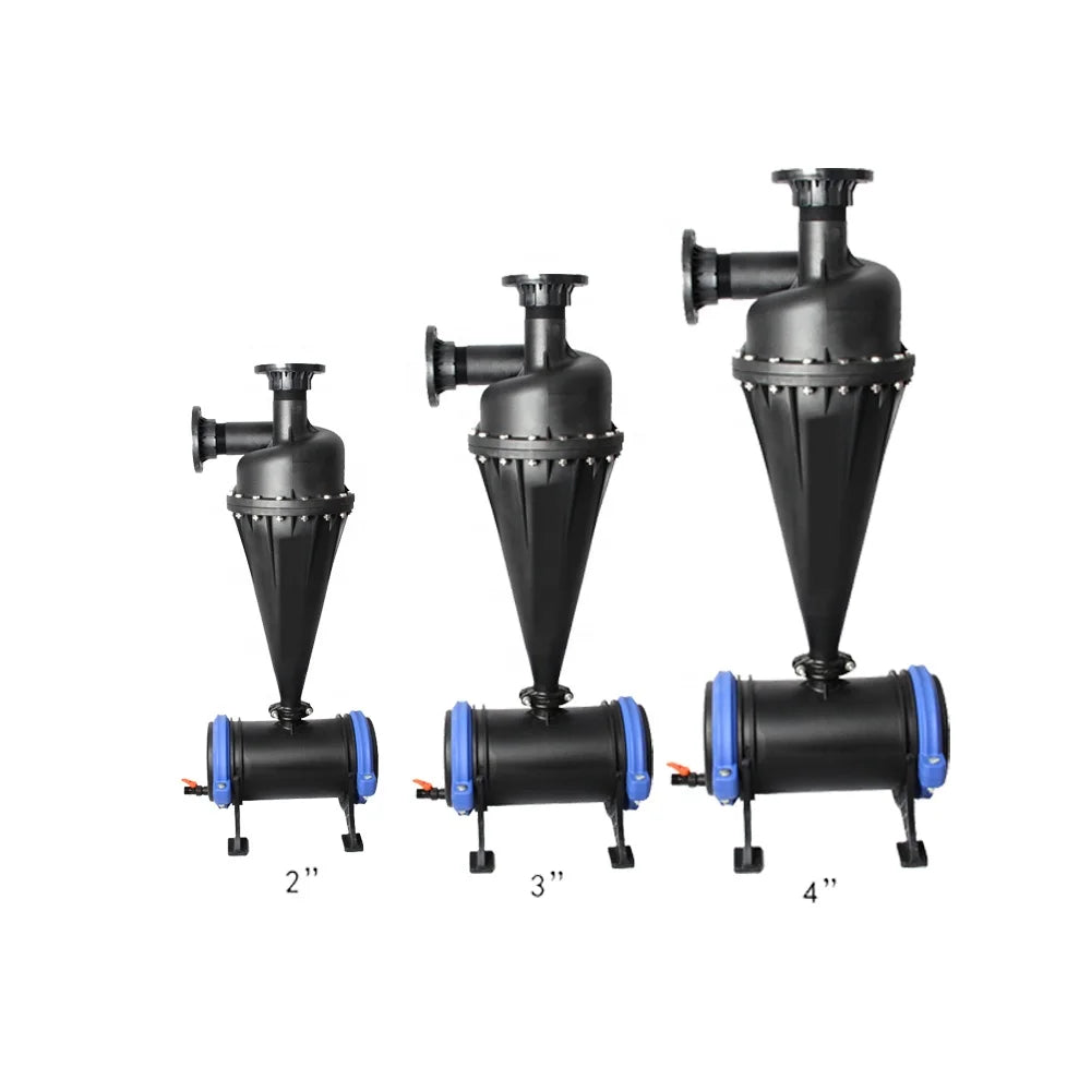 2'' Plastic Agricultural Farm Irrigation Water Filter Centrifugal Sand Filter