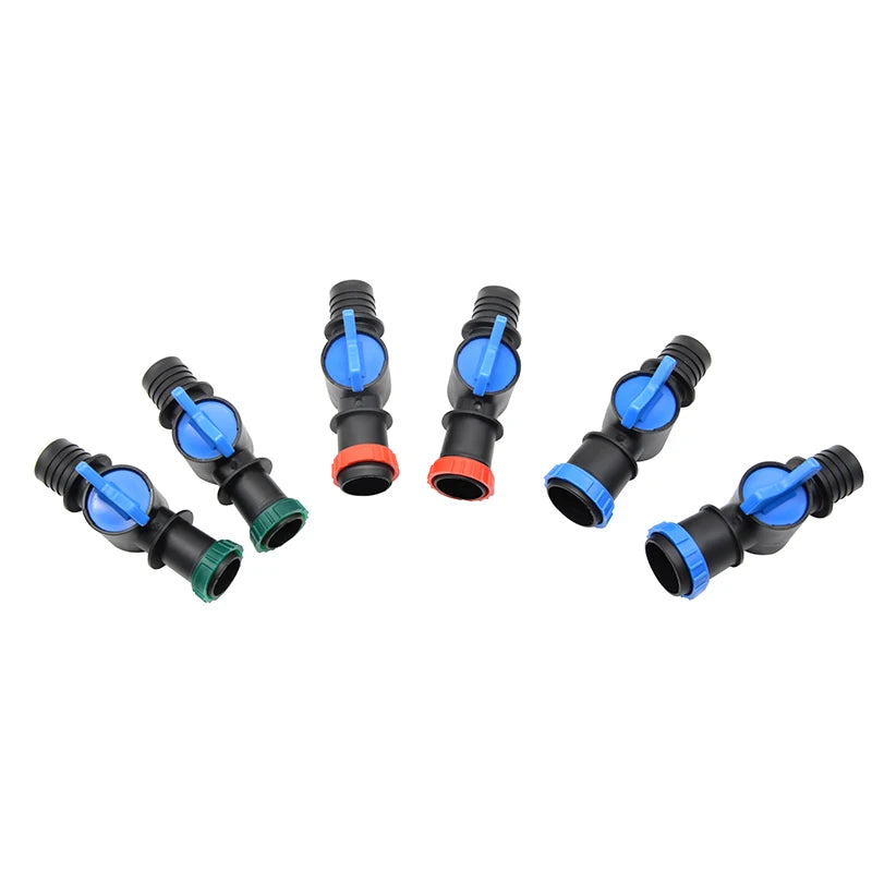 Plastic Irrigation Fittings Bypass Valve 40mm Micro Spray Tape Accessories Connector Valves Rain Hose Connector Greenhouse Home
