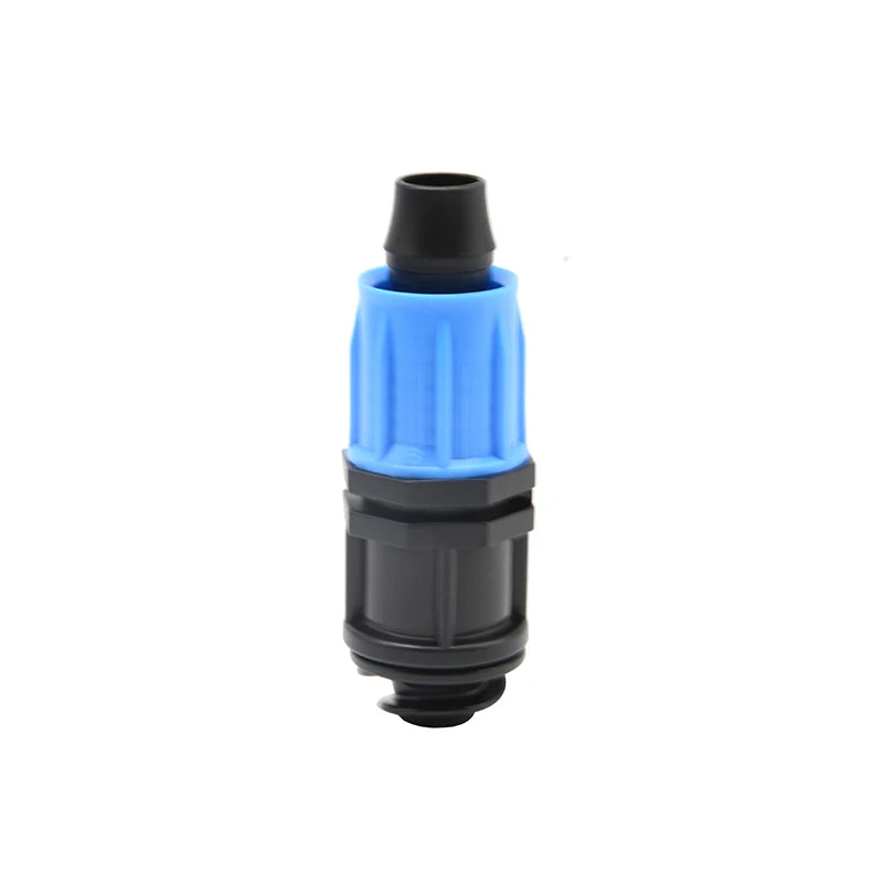 Drip Irrigation System Lock Offtake Connector for PE/PVC Layflat Hose Lock Elbow Connector for PE Pipe