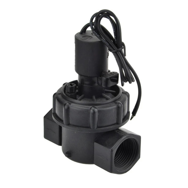 Plentirain 3/4 Inch Plastic NYLON Solenoid Valve with Flow for Business Irrigation