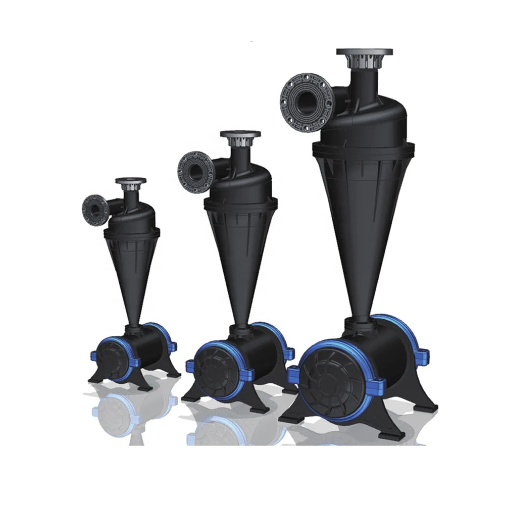 2'' Plastic Agricultural Farm Irrigation Water Filter Centrifugal Sand Filter