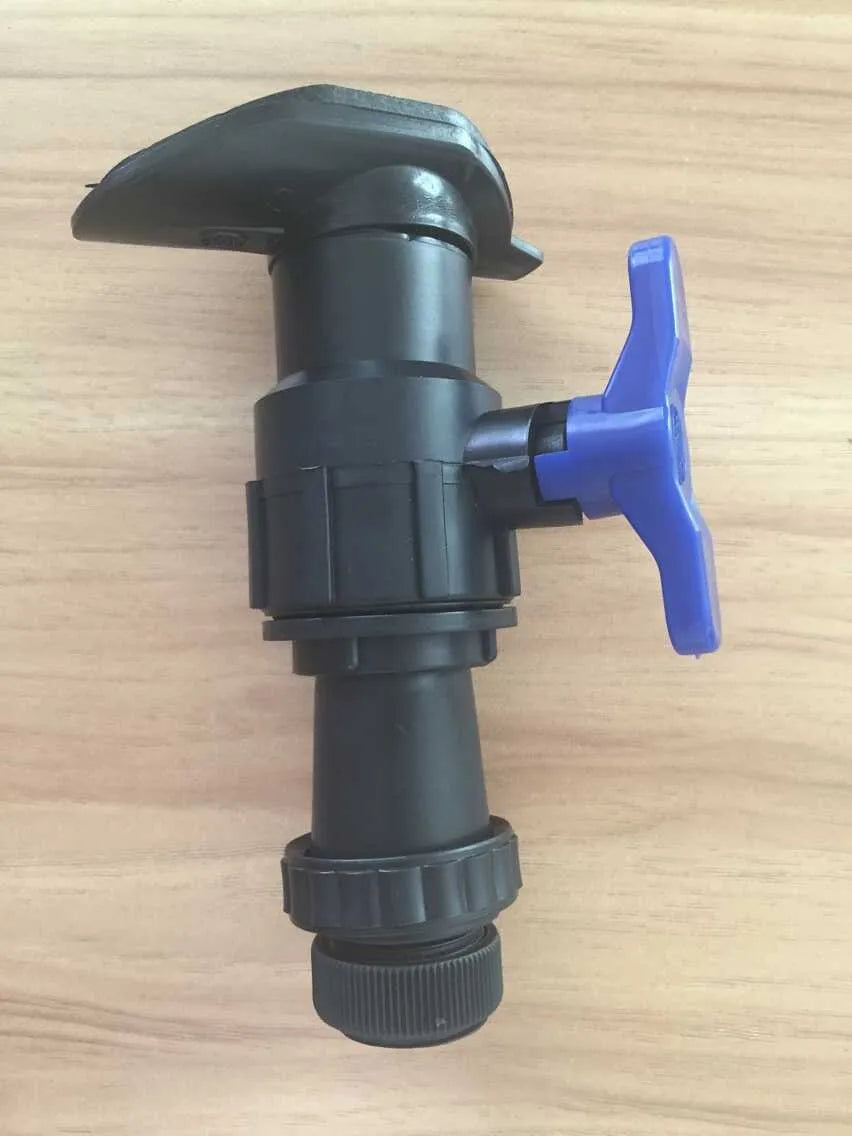 Plastic Water Crane Offtake Valve for PE / PVC Lay Flat Sprinkler Hose