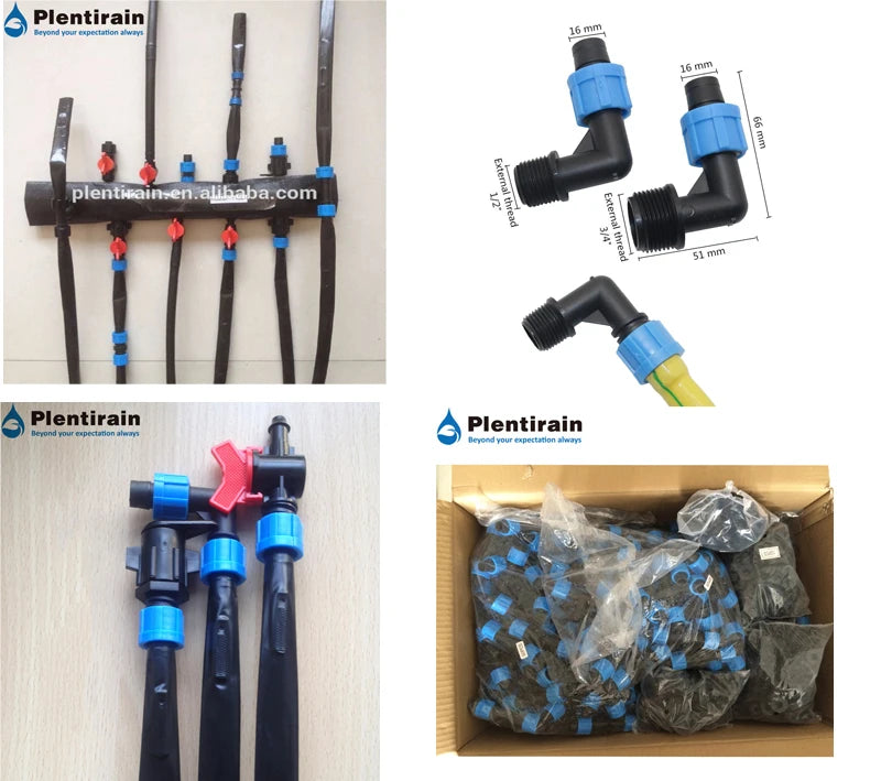 Drip Tape Fittings and Accessories for the Drip Irrigation Tape Connectors