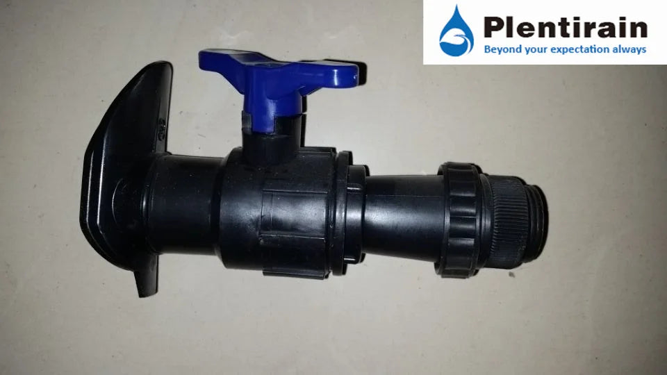 Plastic Water Crane Offtake Valve for PE / PVC Lay Flat Sprinkler Hose