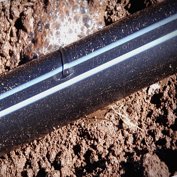 Agriculture Drip Irrigation System 20 cm Emitter Spacing Double Blue Line Drip Tape