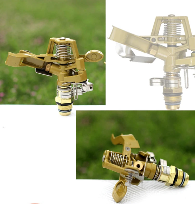 Irrigation System Adjustable Head Mobile Rotary Impulse Sprinkler