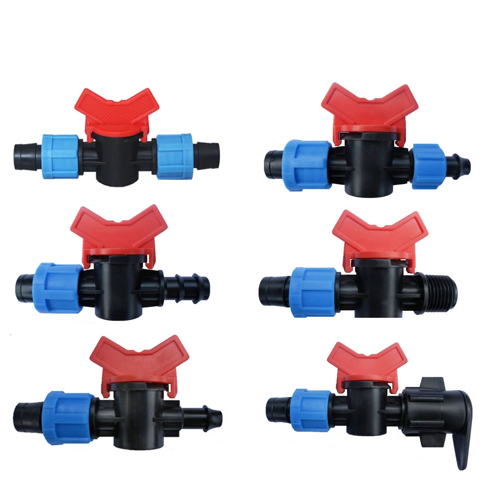Drip Tape Mini Valve Offtake End Plug Coupling in Drip Irrigation System