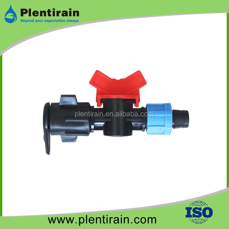 Plastic Plastic Material Irrigation Fittings Drip Tape Fittings for Farm System and Drip Irrigation System