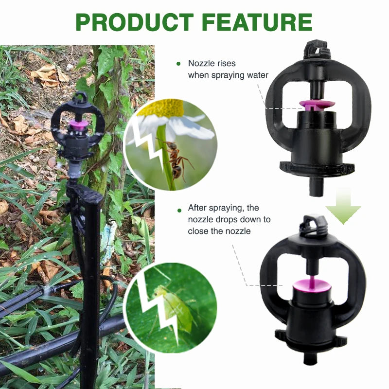 Agriculture Stand up Stake Jet Garden Irrigation Plastic Micro Garden Sprinkler Agricultural Water Sprinkler for Agriculture