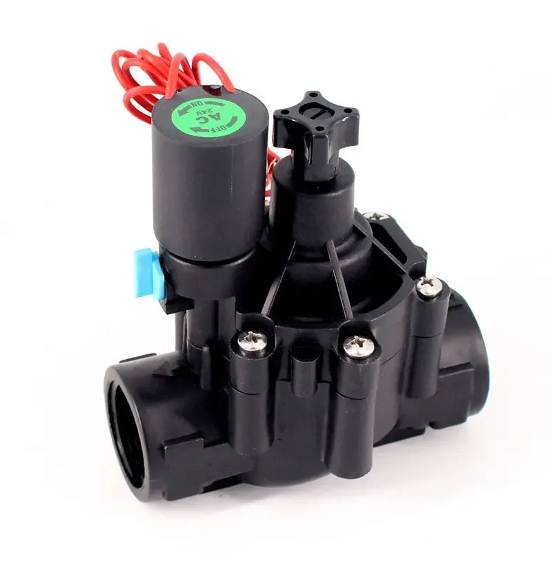 农场自动灌溉控制器手动控制阀12v 24v液压控制阀家庭和花园水电磁阀