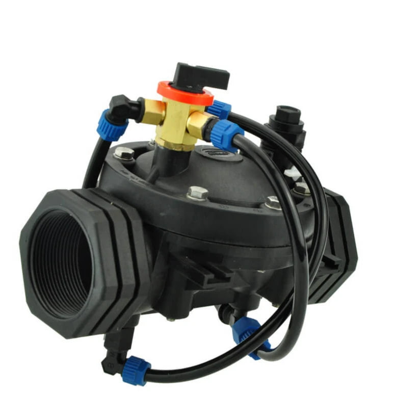 Plentirain 2 Inch Plastic Solenoid Water Valves for Irrigation or Sprinkler System